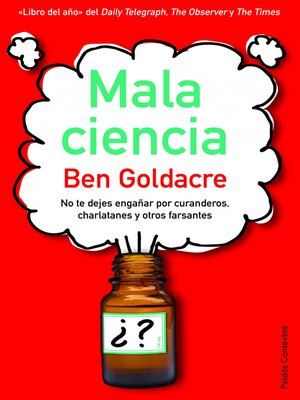 cover image of Mala ciencia